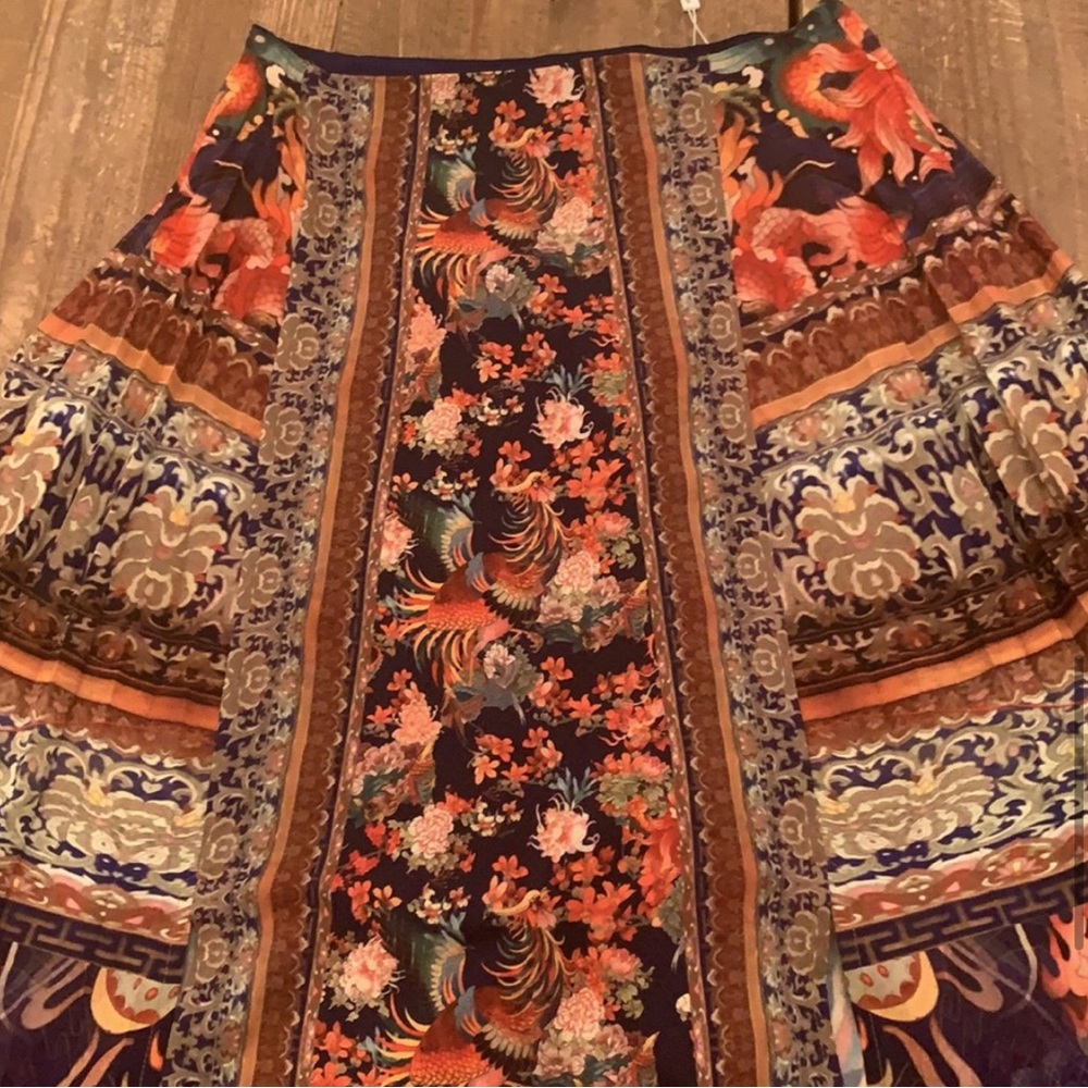 RARE Camilla Phoenix Rise Pleated Women's Skirt Small - Picture 10 of 14